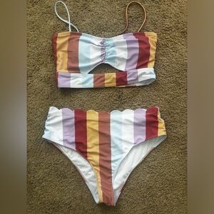 Women two-piece swim suit